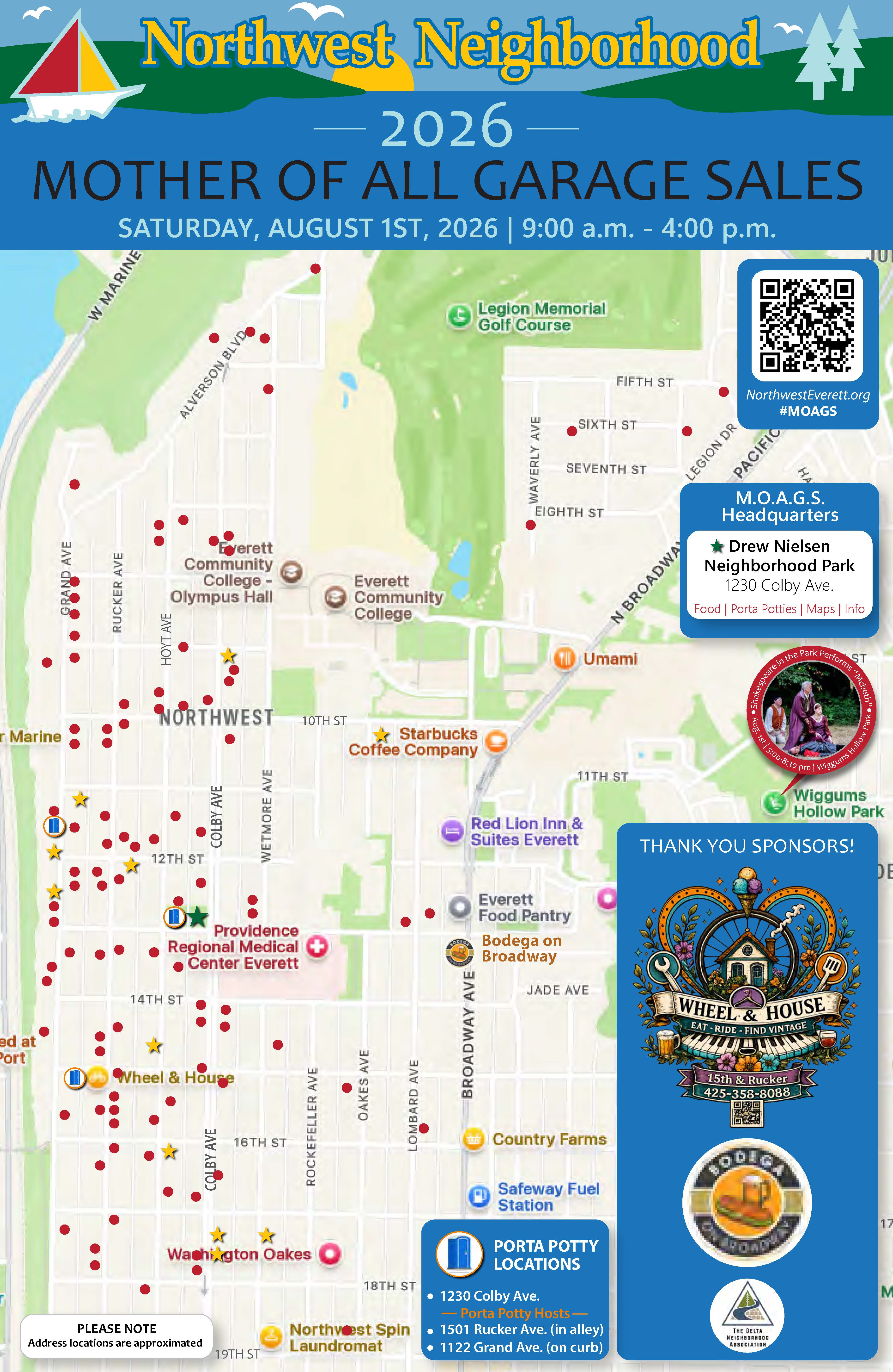 2026 Mother of All Garage Sales Map